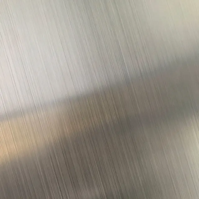 Brushed metal close up